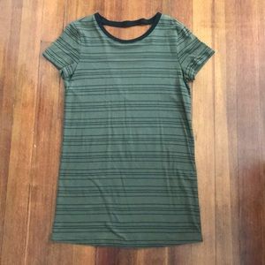Green/Black Semifitted Mini Dress